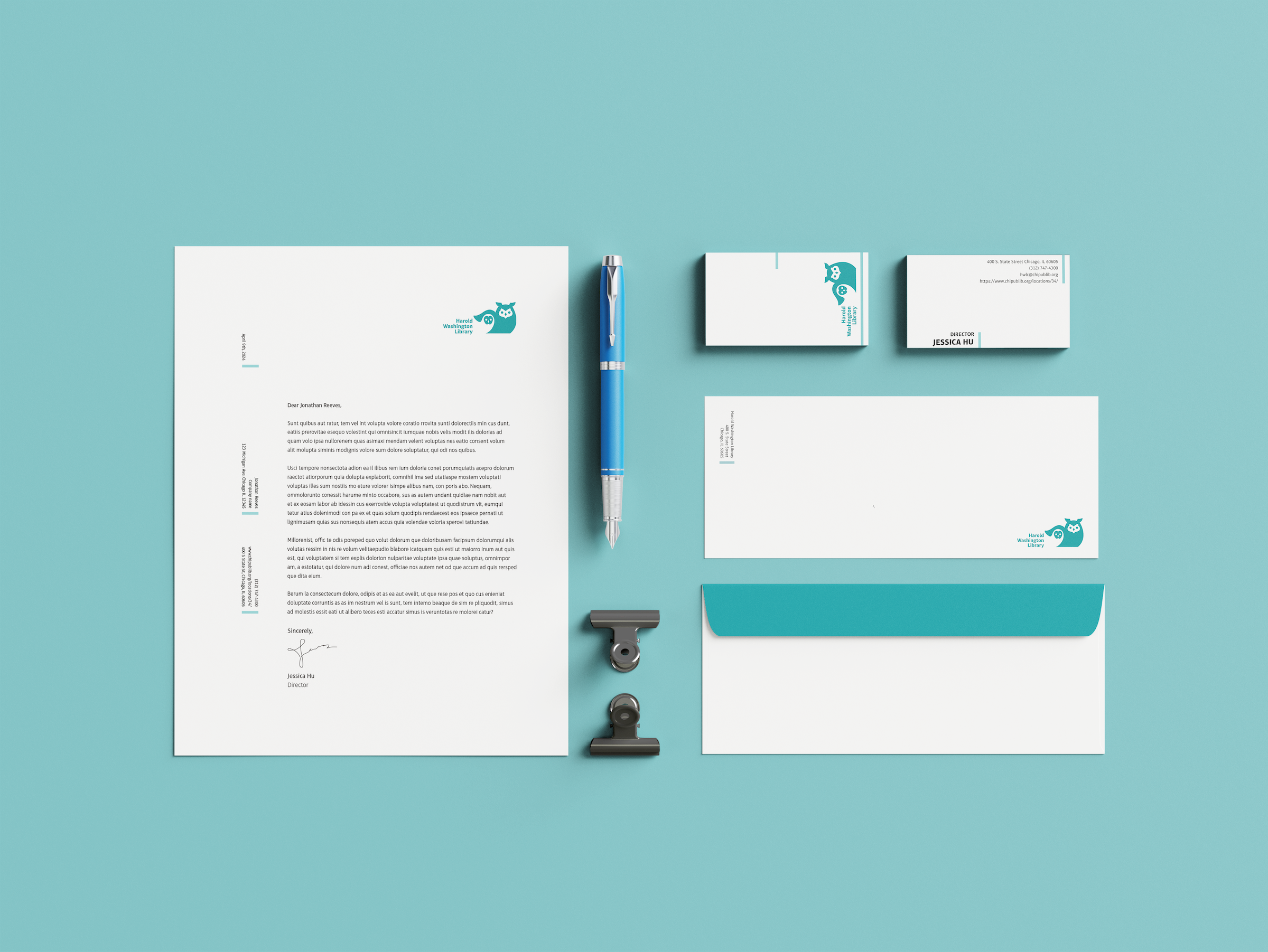 Stationery set.